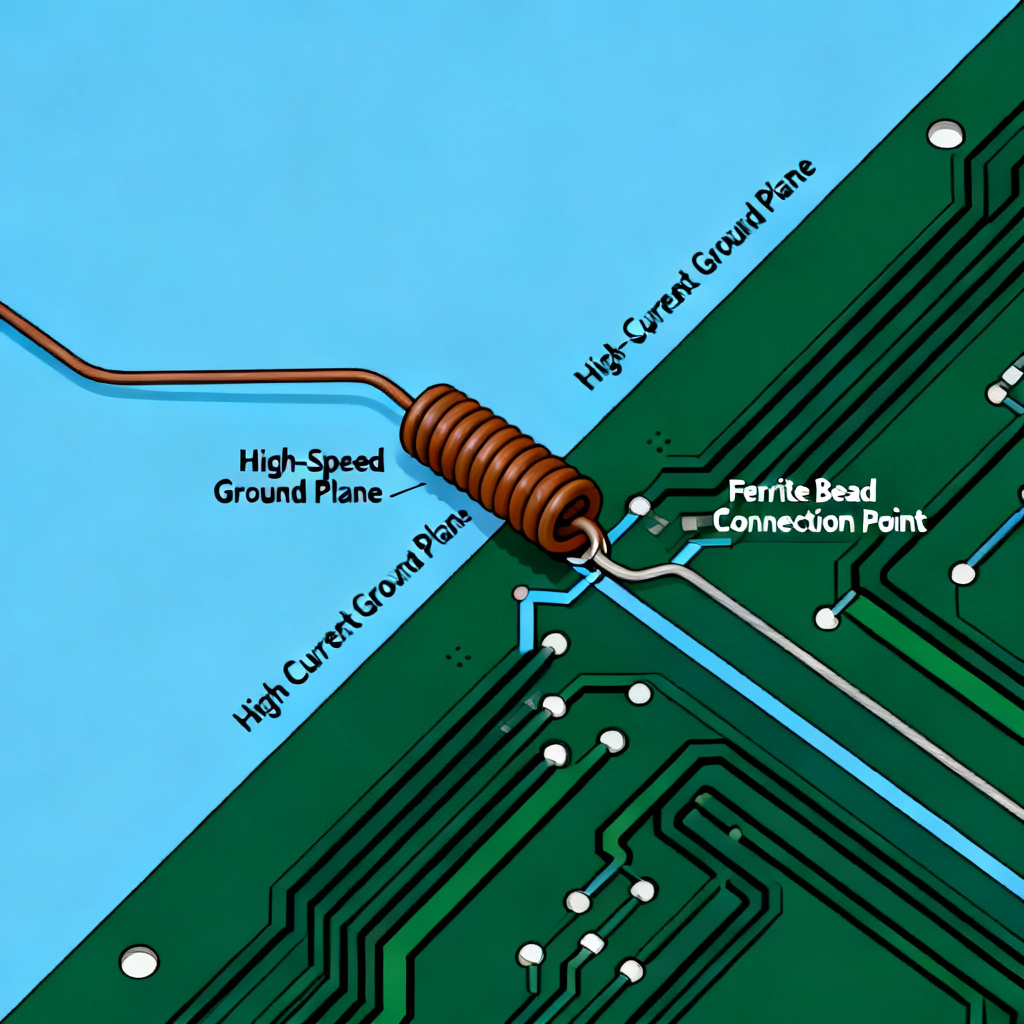 Star grounding topology for resolving return path PCB design conflicts