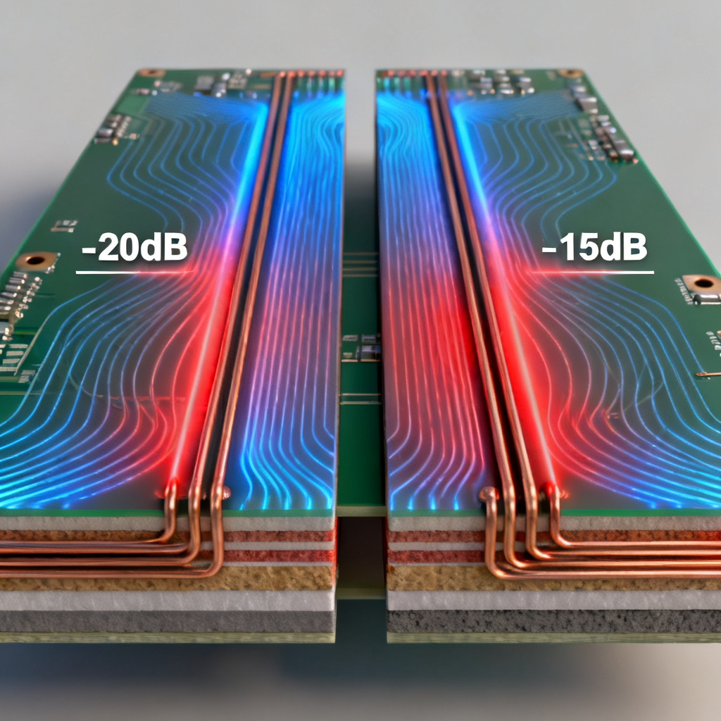 Symmetric stripline vs asymmetric stripline crosstalk performance in high speed PCB
