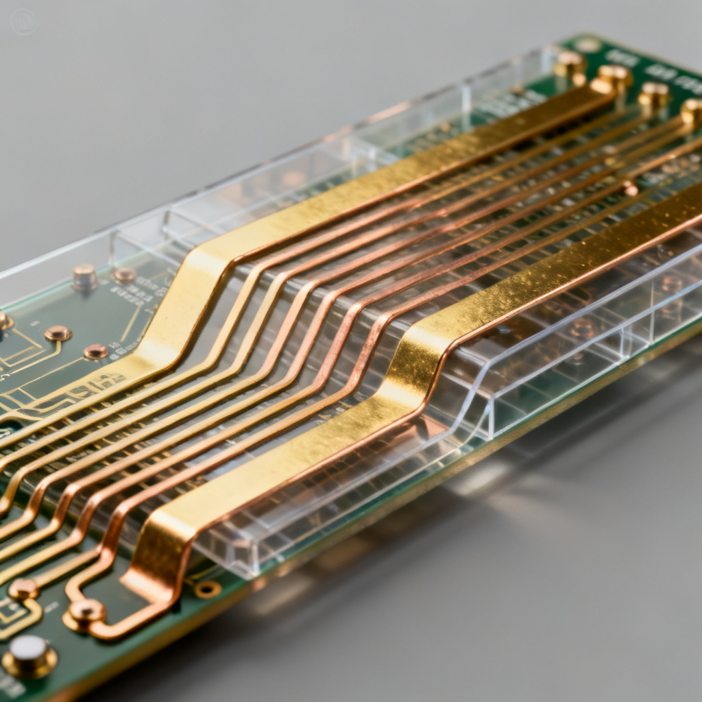 Tapered Traces and Impedance Control PCB overview showing gradual width transition for signal integrity