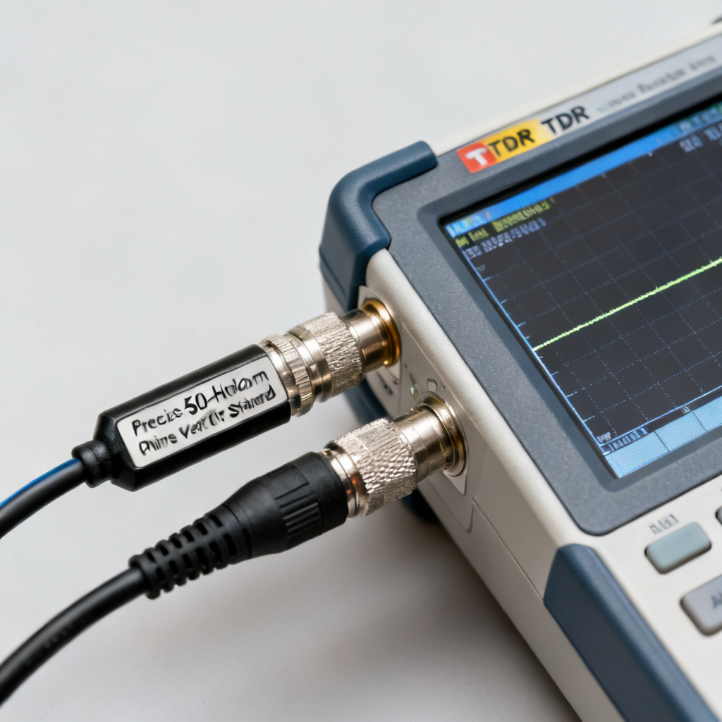 Verification of TDR calibration with a 50-ohm airline standard for impedance control PCB measurement