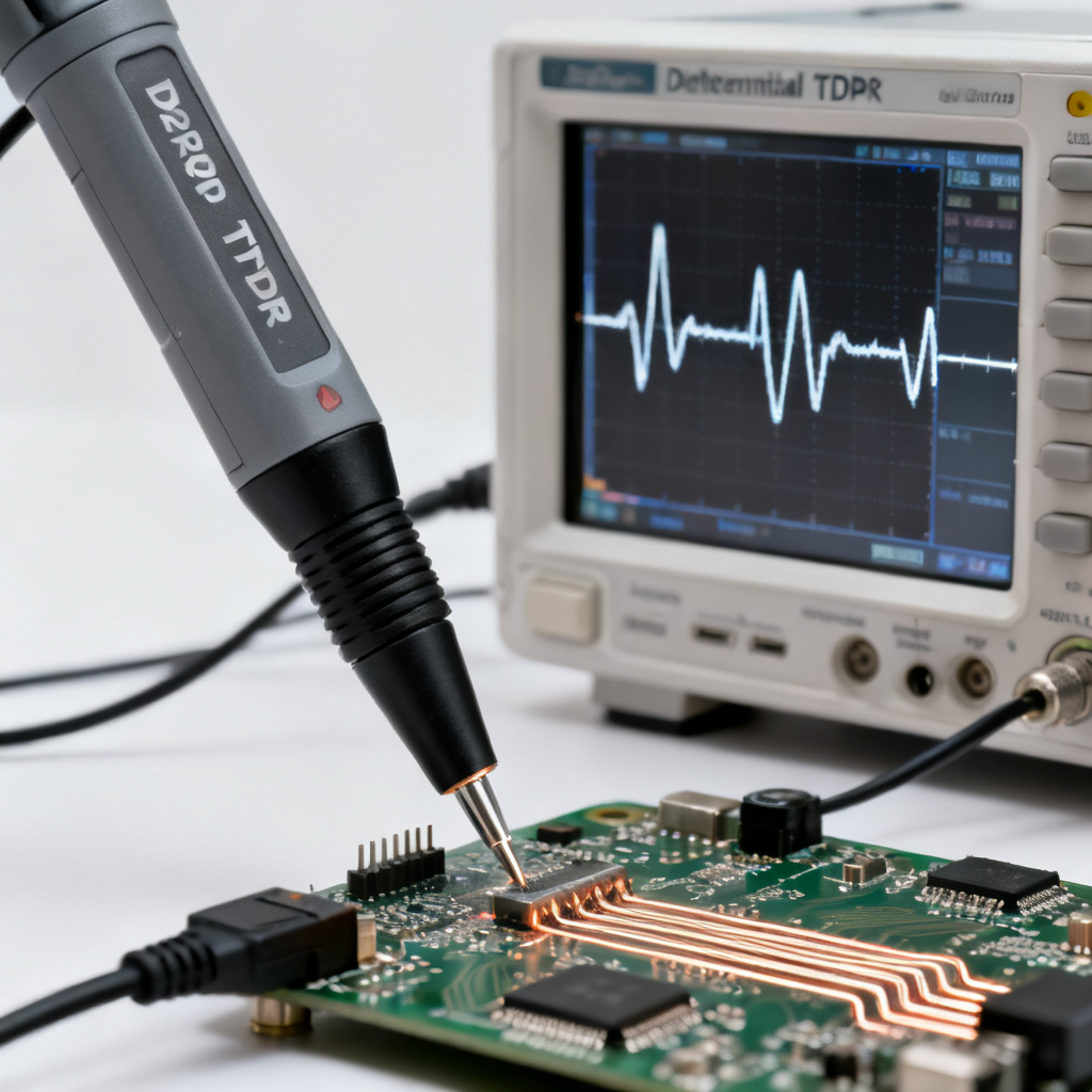 TDR differential pair measurement for high-speed PCB impedance control