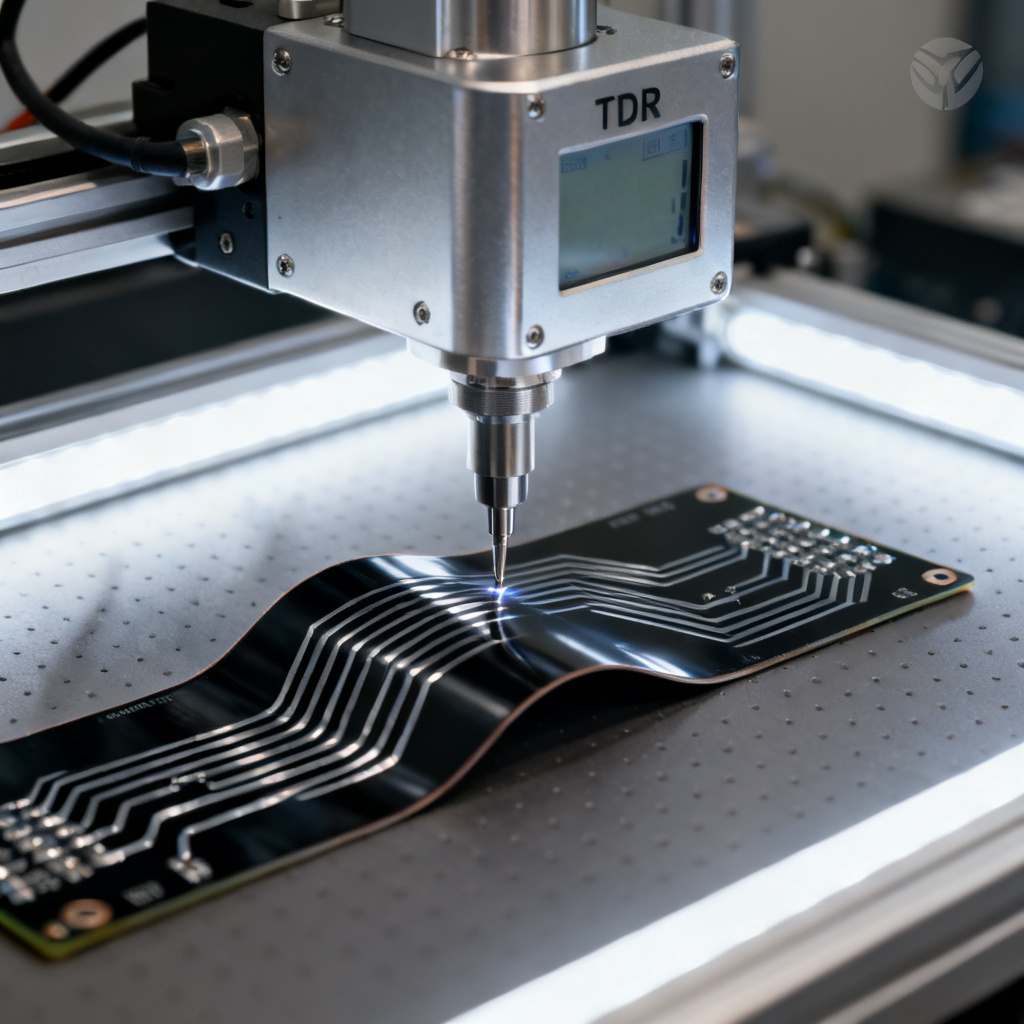 TDR testing equipment for impedance control PCB on flexible circuits