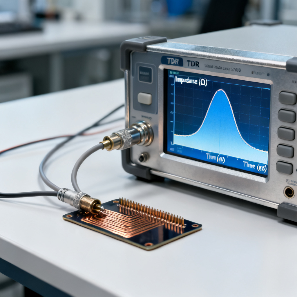 TDR testing of impedance control PCB for PCIe 5.0 using test coupon