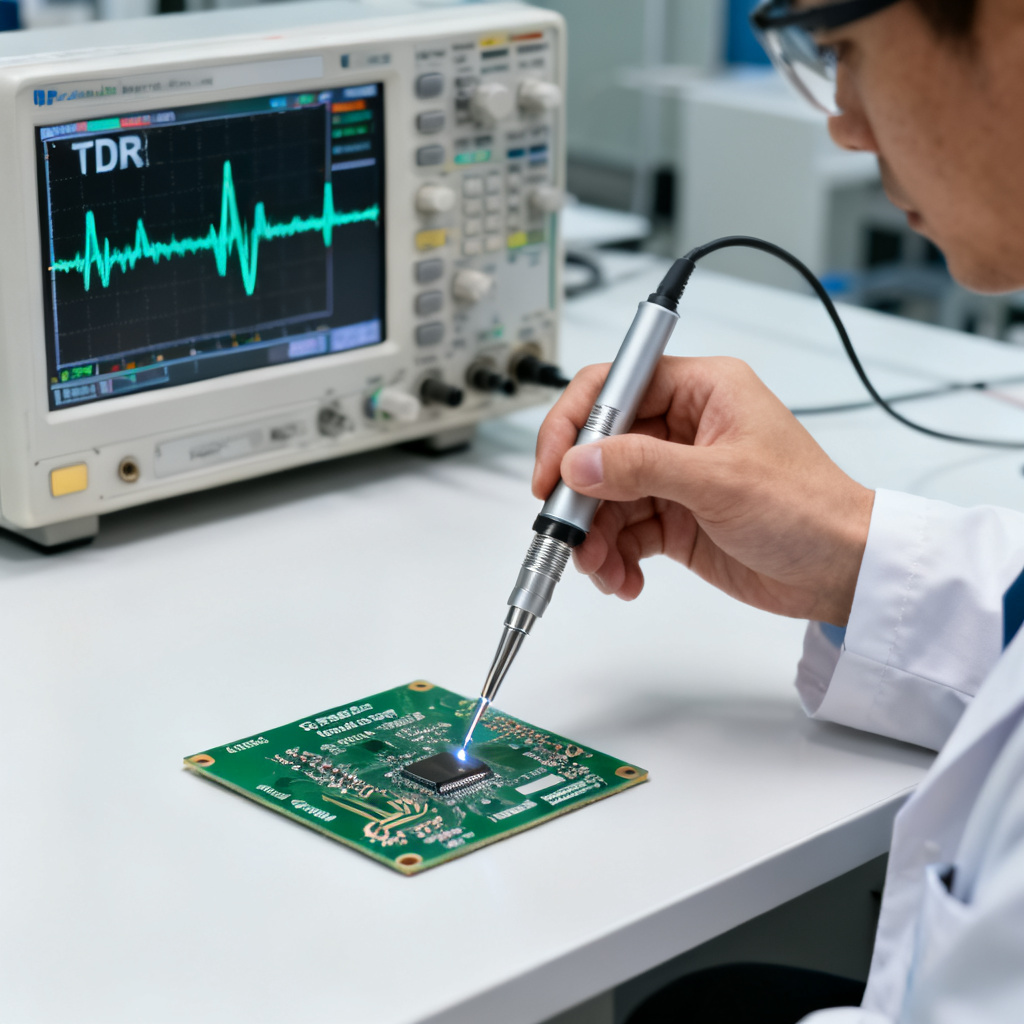 TDR waveform capture procedure for impedance control PCB testing