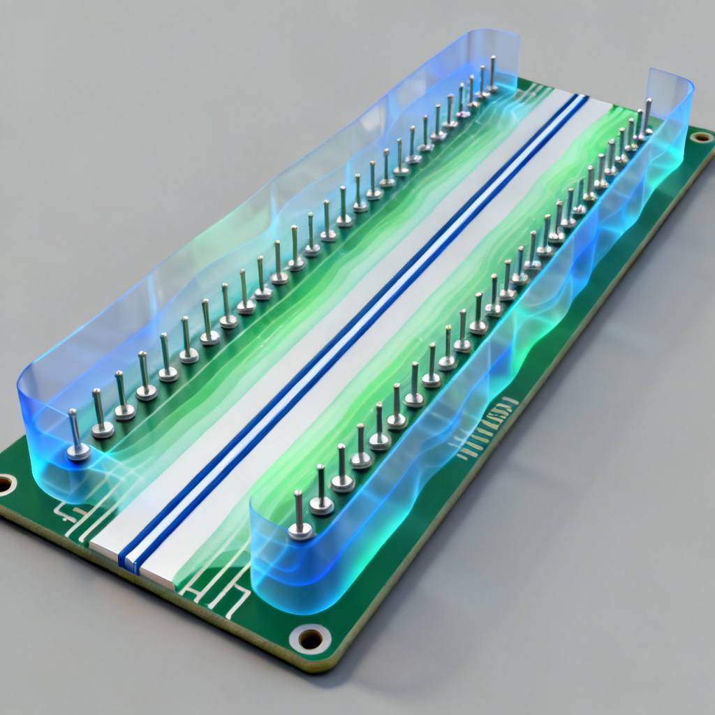 Via fencing technique for stripline return path in ultra high speed PCB design