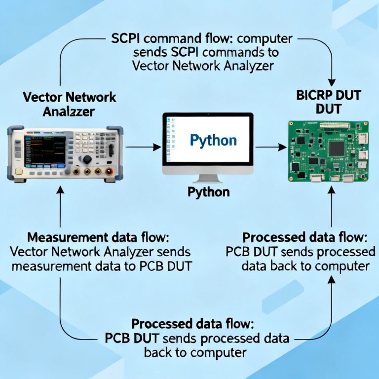 Automating eye diagram PCB measurements
