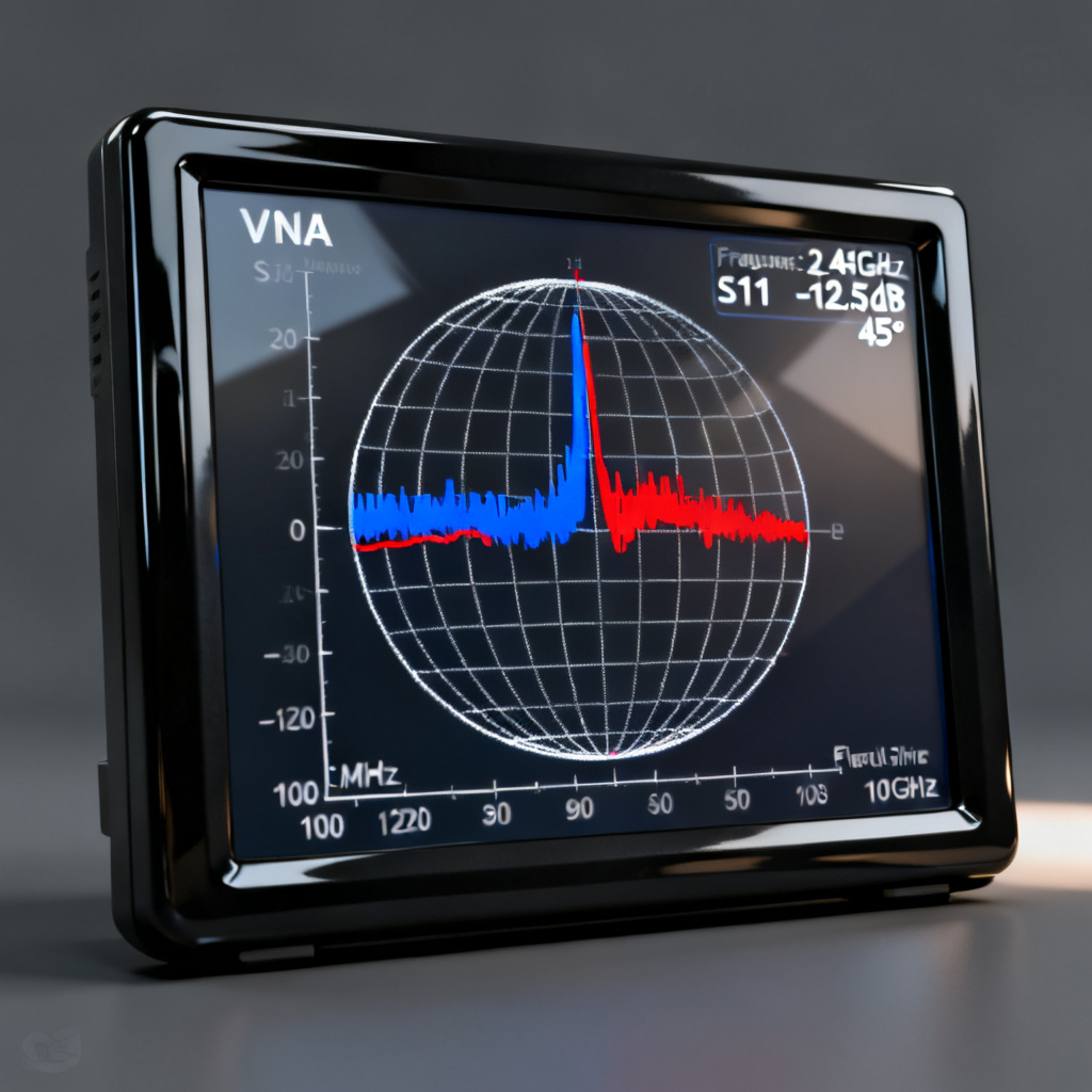 VNA S11 measurement results showing impedance control PCB validation plot