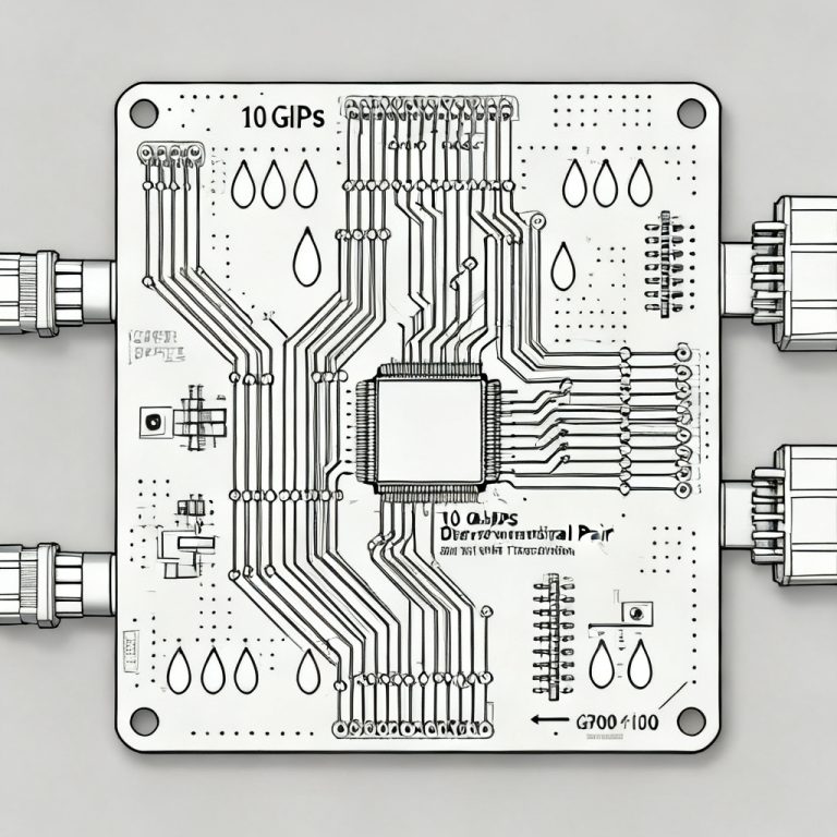 Differential pair impedance at discontinuities