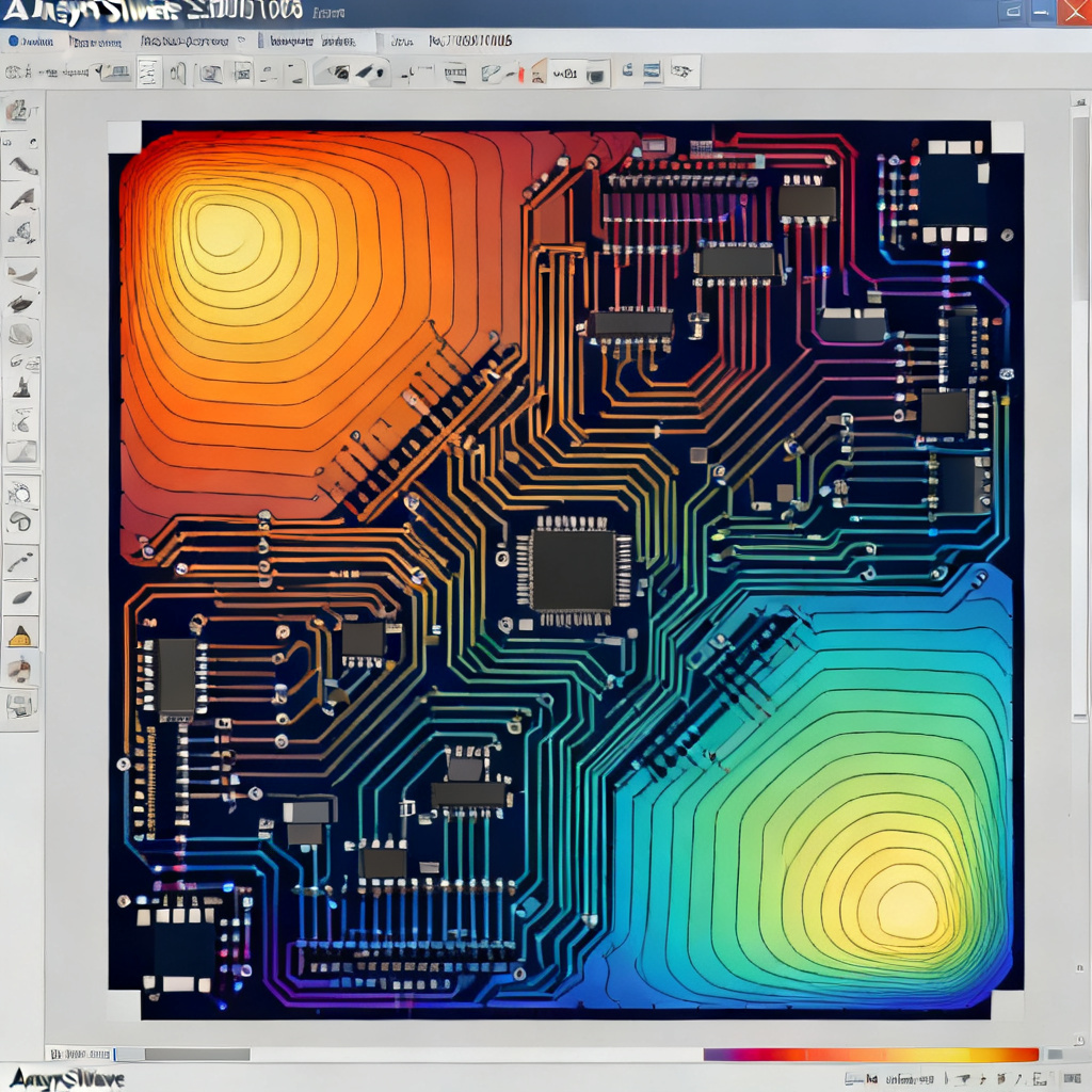 Ansys SIwave simulation interface for DC drop simulation for power integrity PCB validation