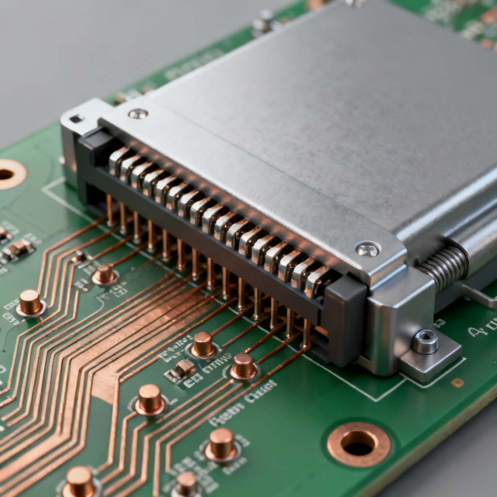 Connector footprint impedance mismatch in high-speed PCB differential pair signal integrity