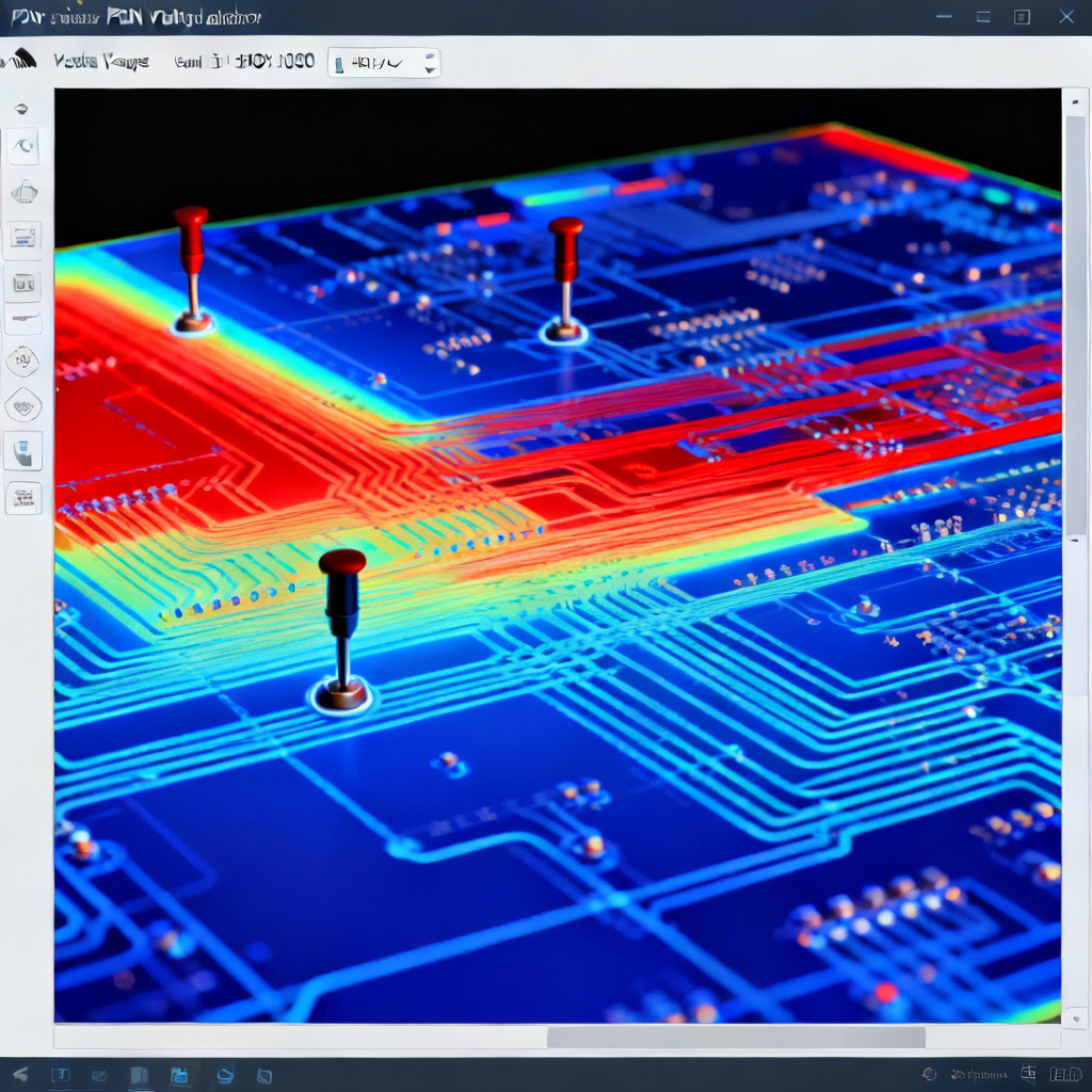 DC drop simulation using PDN analyzer for power planes and traces voltage distribution