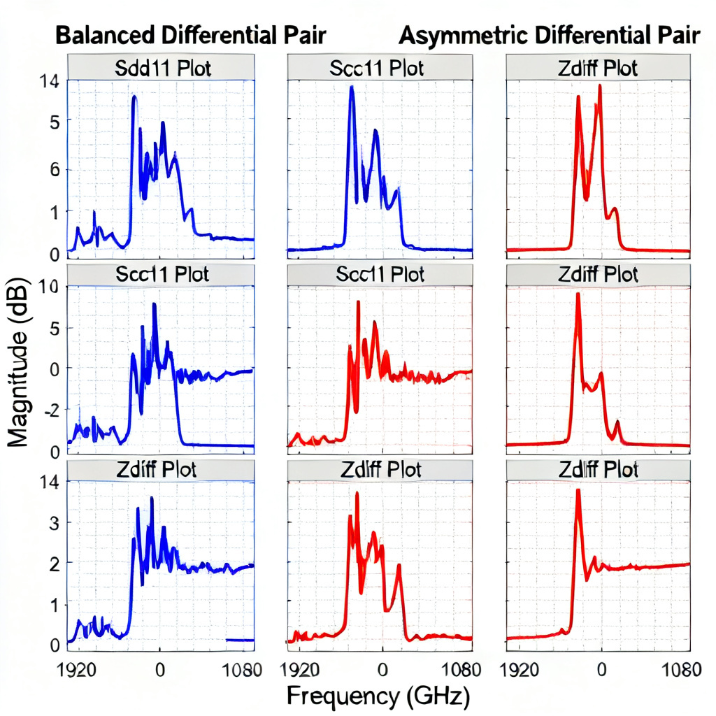 Differential pair impedance verification case study results with mixed-mode S-parameters