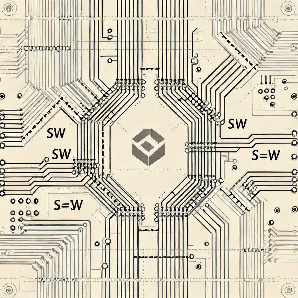 High-speed PCB differential pair layout with tight and loose coupling examples for impedance control