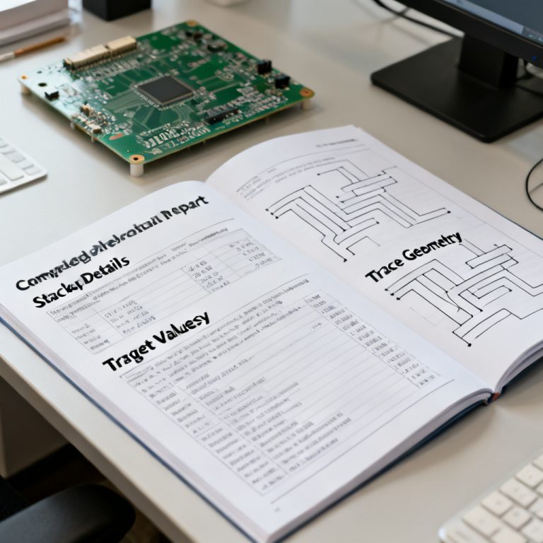 differential pair impedance report
