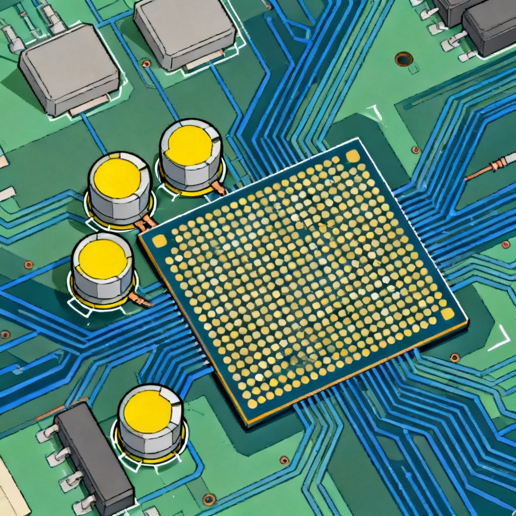PDN optimization with decoupling capacitors for power integrity PCB measurement