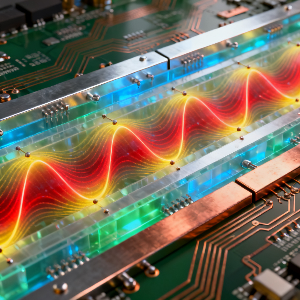 Plane pair resonance in power integrity PCB showing PDN structure