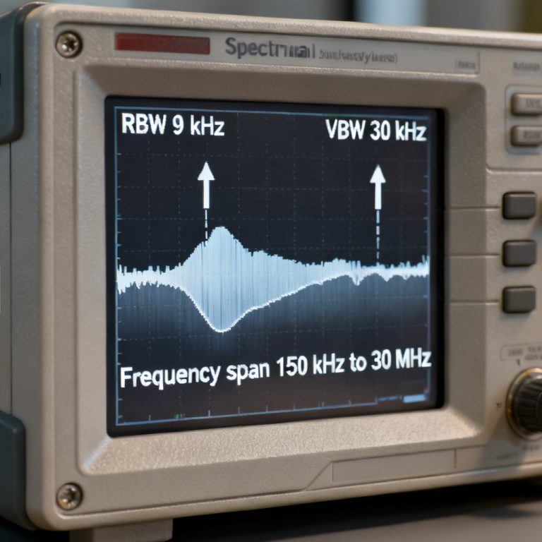 spectrum analyzer for conducted EMI EMC high speed PCB testing