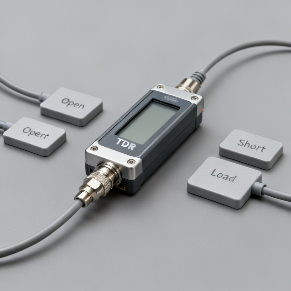 Differential TDR equipment including calibration standards for accurate differential pair impedance measurement