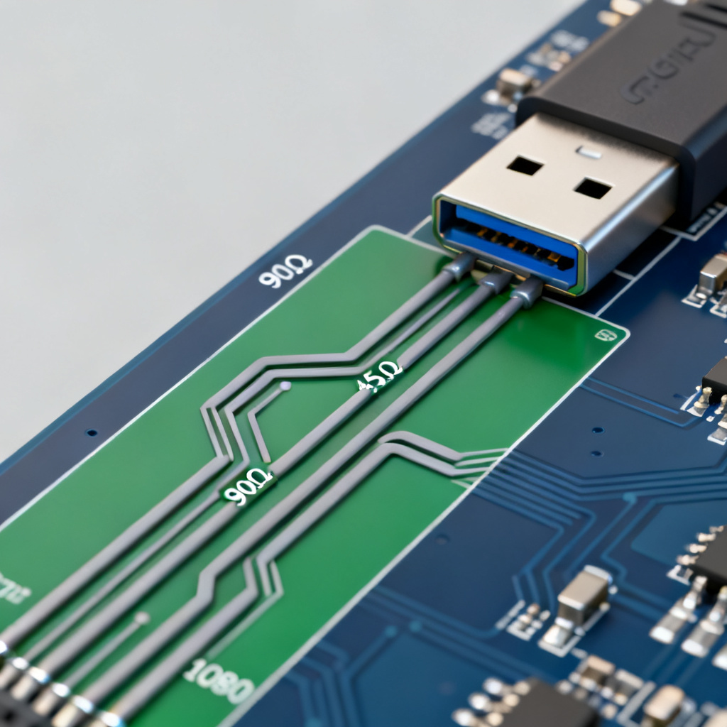 USB 3.0 differential pair solder mask impedance compensation case study