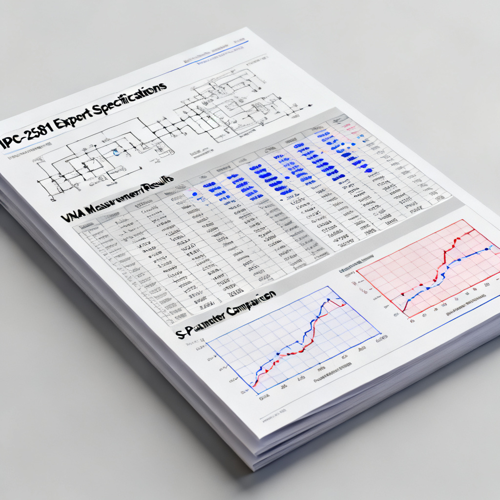 Validation export Power Integrity PCB Simulation with S-parameter comparison and IPC-2581 file